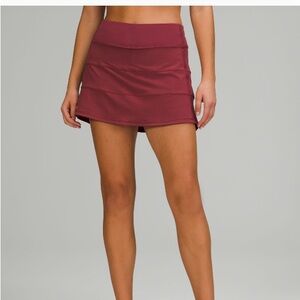 Pace Rival Mid-Rise Skirt Burgundy